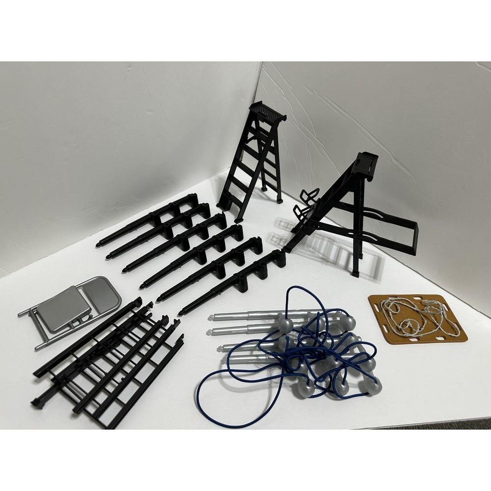 Lot Of  WWE WWF WCW Wrestling Accessories, Ropes, Ladders, Etc